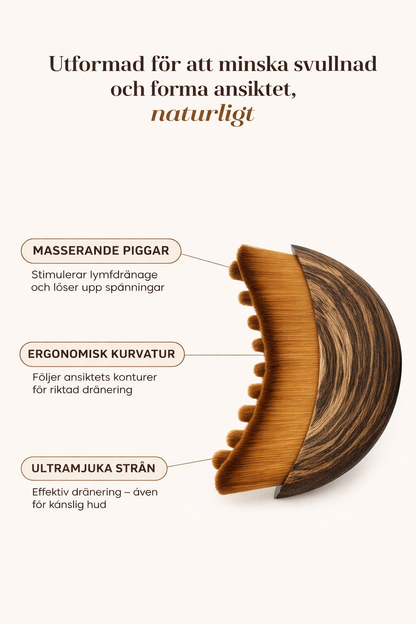 Mooniva LunaSculpt™ – Lymfdränerande borste för ansiktet