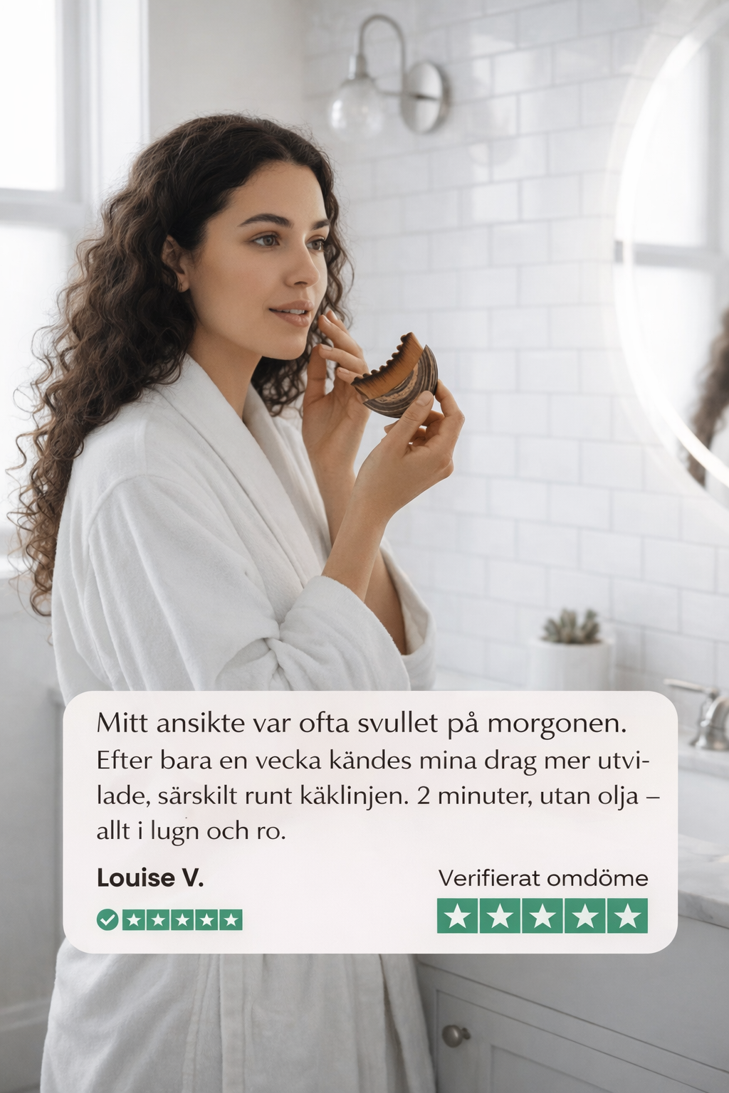 Mooniva LunaSculpt™ – Lymfdränerande borste för ansiktet